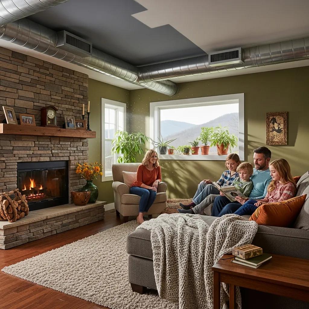 cozy-living-room-in-west-virginia-with-visible-ductwork-emphasizing-home-comfort-and-energy-efficiency