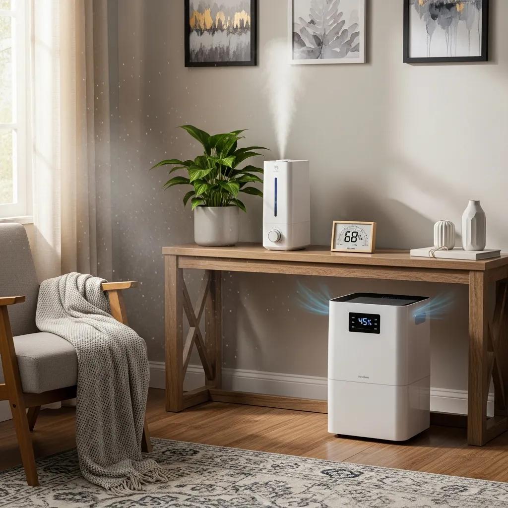 humidifier-and-dehumidifier-in-a-well-decorated-room-managing-indoor-humidity-levels
